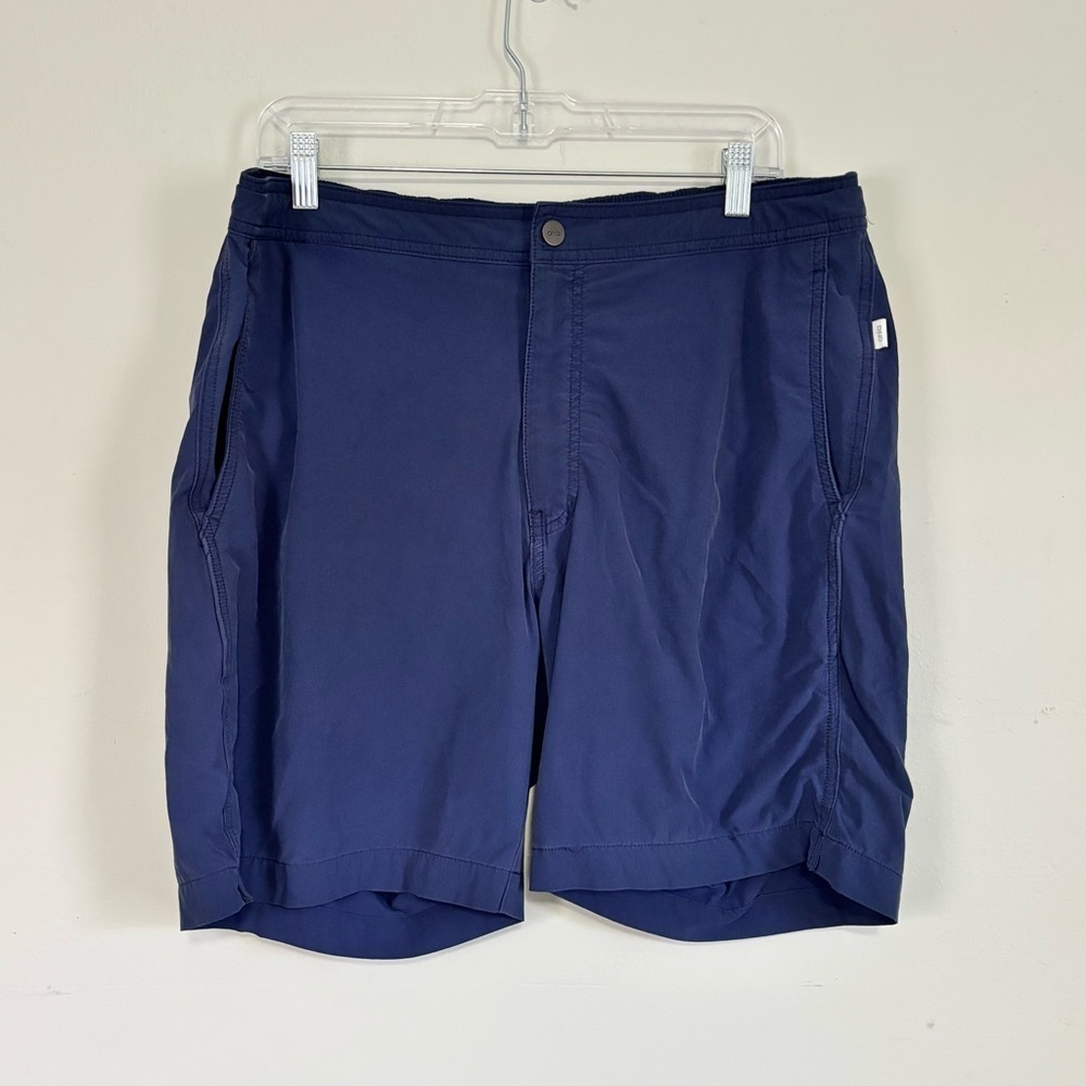 ONIA Men’s Navy Blue THE CALDER Swim Trunks Lined Performance Drawstring Size XL